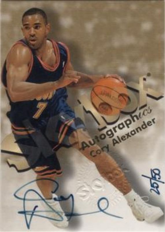 1998 Skybox Premium Autographics Blue /50