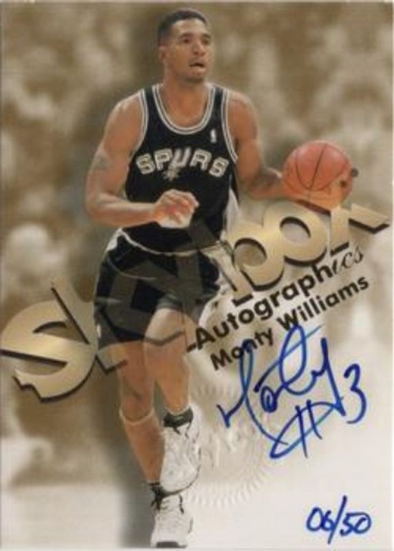 1998 Skybox Premium Autographics Blue /50