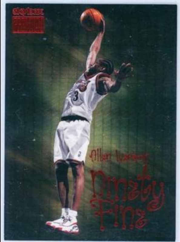Allen Iverson 1998 SkyBox Premium #209 Star Rubies /50 RAW