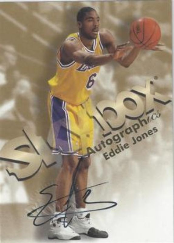 Eddie Jones 1998 SkyBox Premium Autographics RAW