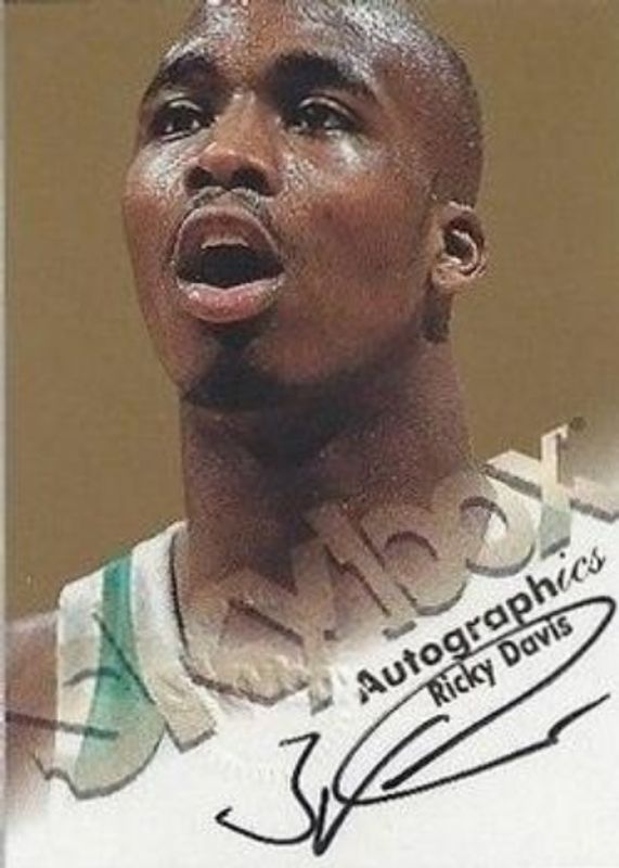 Ricky Davis 1998 SkyBox Premium Autographics Rookie RAW