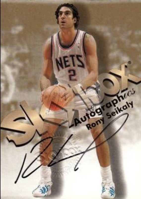 Rony Seikaly 1998 SkyBox Premium Autographics RAW