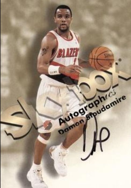 Damon Stoudamire 1998 SkyBox Premium Autographics RAW