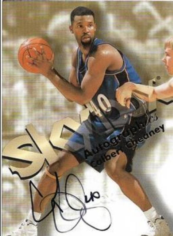 Calbert Cheaney 1998 SkyBox Premium Autographics RAW