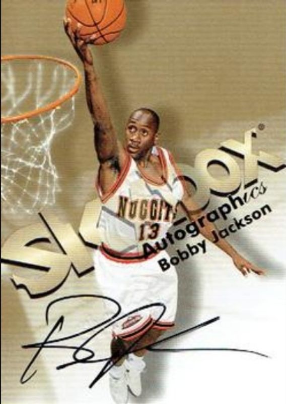 Bobby Jackson 1998 SkyBox Premium Autographics RAW