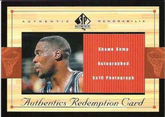 1998 SP Authentic Authentic Memorabilia Redemptions