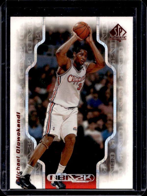 Michael Olowokandi 1998 SP Authentic #2K1 NBA 2K Rookie RAW