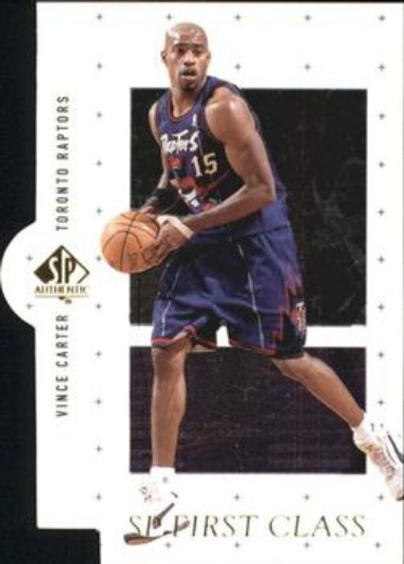Vince Carter 1998 SP Authentic #FC27 First Class Rookie RAW