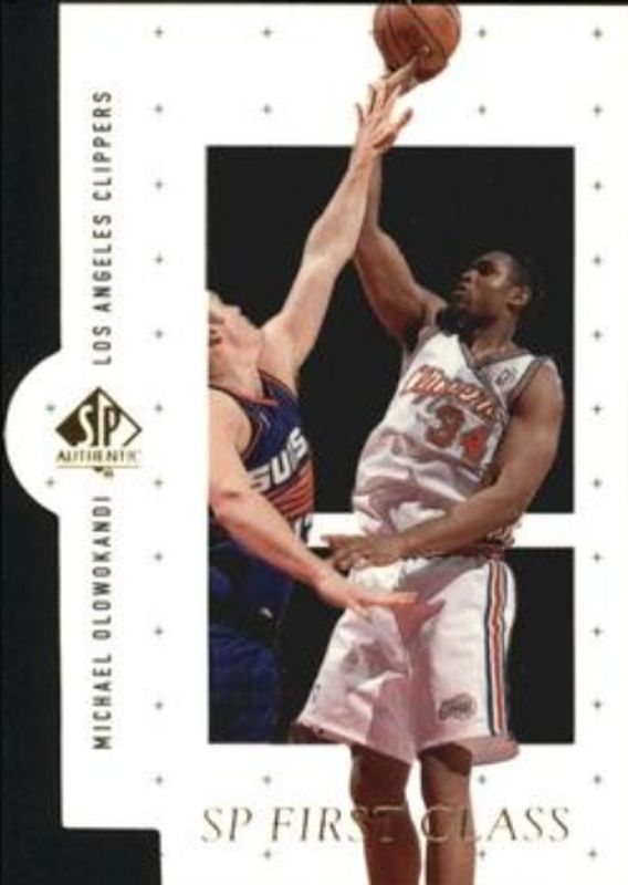 Michael Olowokandi 1998 SP Authentic #FC13 First Class Rookie RAW