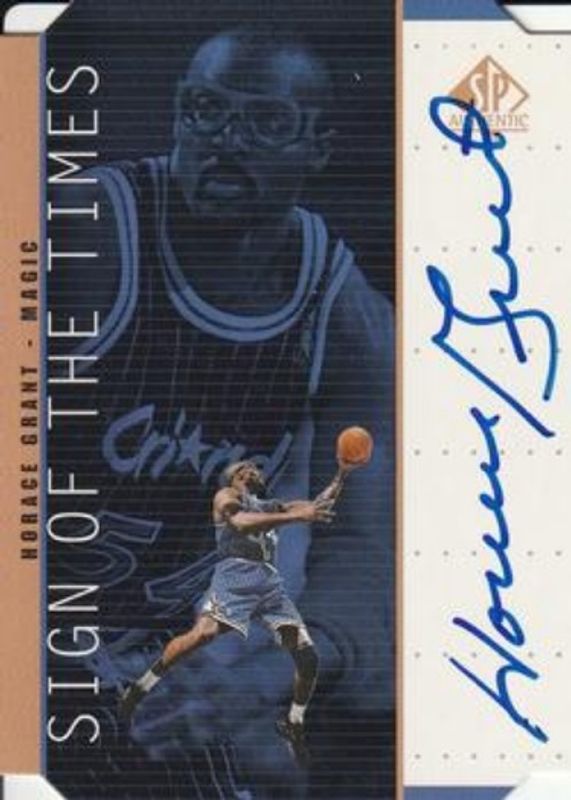 Horace Grant 1998 SP Authentic #HG Sign of the Times Autographs - Bronze RAW