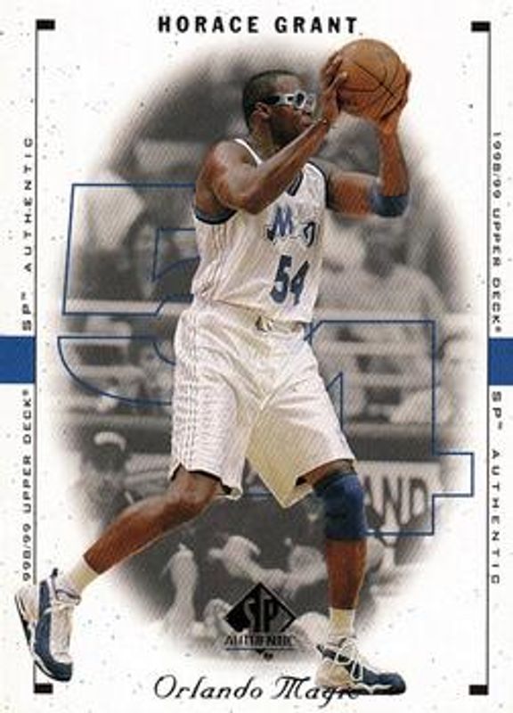 Horace Grant 1998 SP Authentic #63 Base RAW