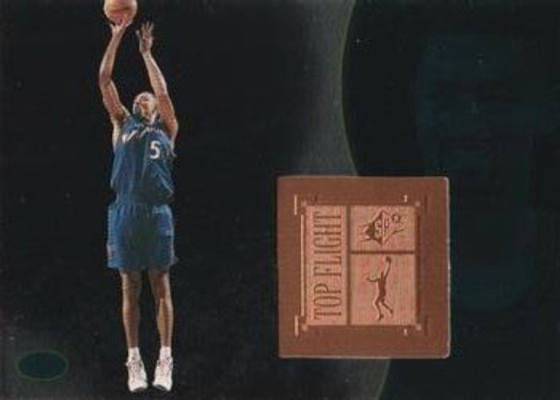 Juwan Howard 1998 SPx Finite #195 Base /10000 RAW