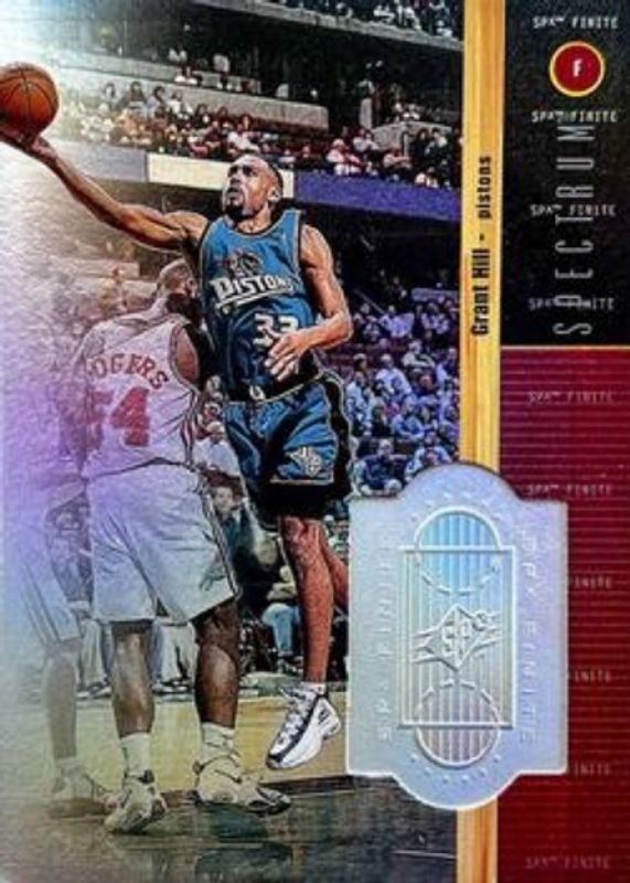 Grant Hill 1998 SPx Finite #77 Spectrum /350 RAW