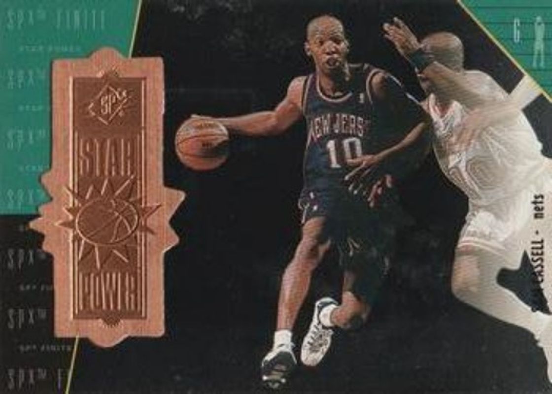 Sam Cassell 1998 SPx Finite #119 Base /10000 RAW