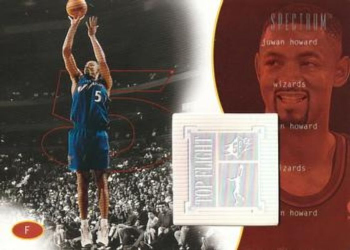 Juwan Howard 1998 SPx Finite #195 Spectrum /350 RAW