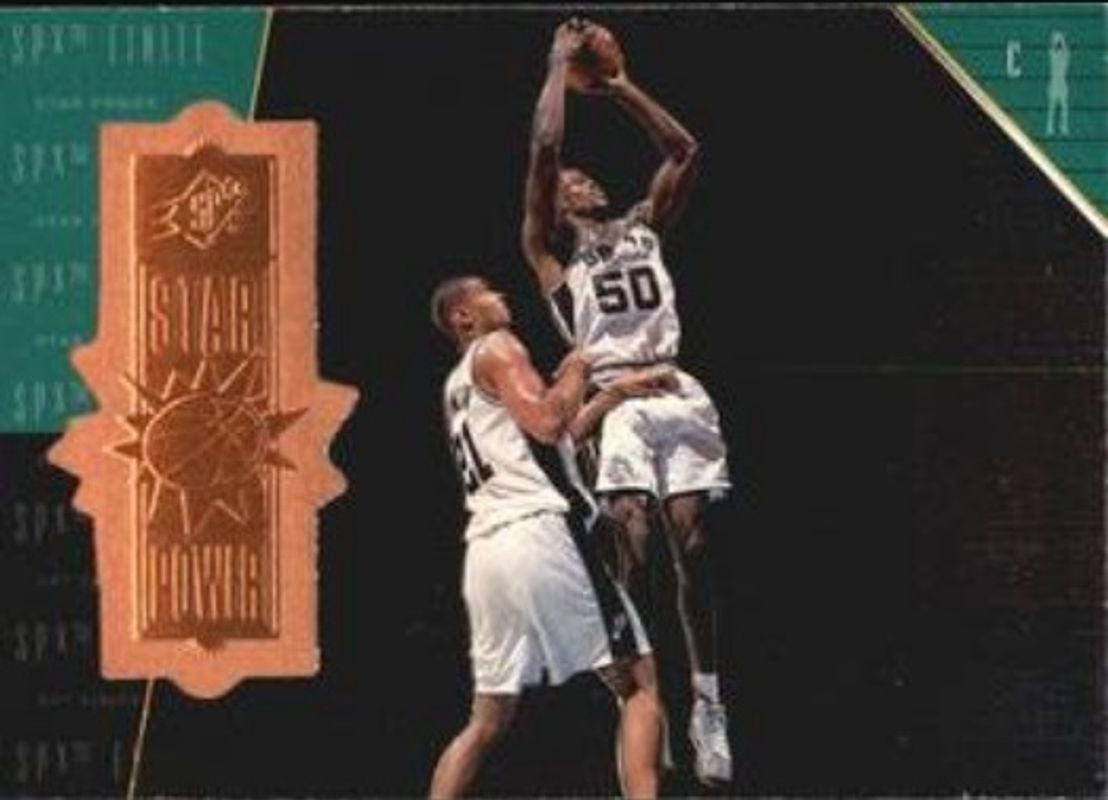 David Robinson 1998 SPx Finite #133 Base /10000 RAW