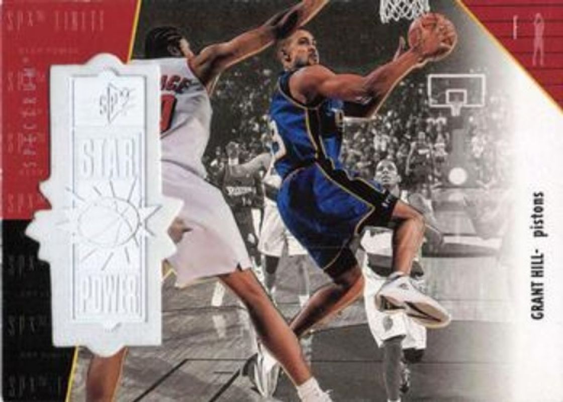 Grant Hill 1998 SPx Finite #94 Spectrum /350 RAW
