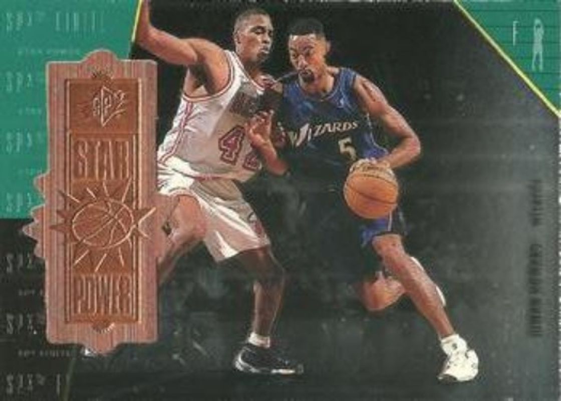 Juwan Howard 1998 SPx Finite #92 Base /10000 RAW