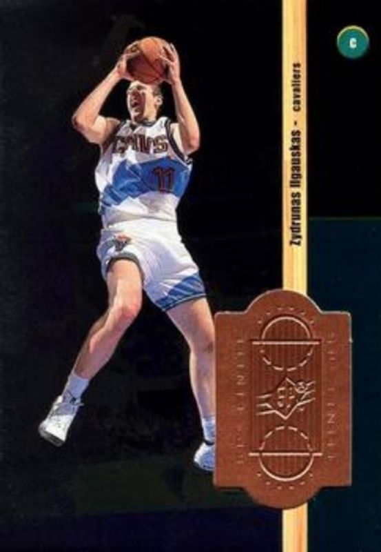 Zydrunas Ilgauskas 1998 SPx Finite #11 Base /10000 RAW