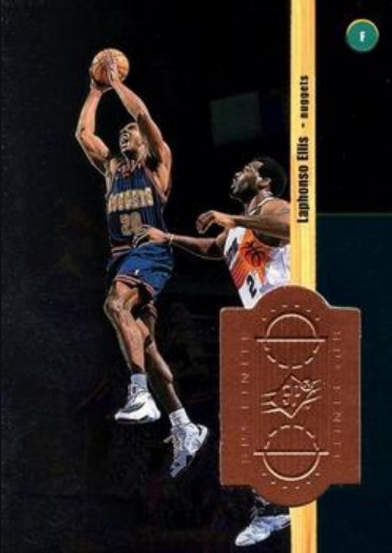 LaPhonso Ellis 1998 SPx Finite #35 Base /10000 RAW
