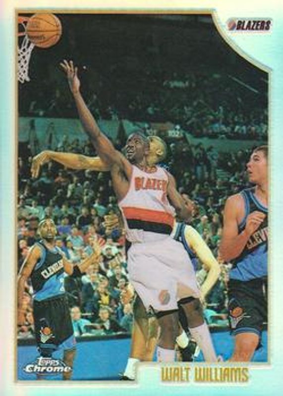 Walt Williams 1998 Topps Chrome #126 Refractor RAW