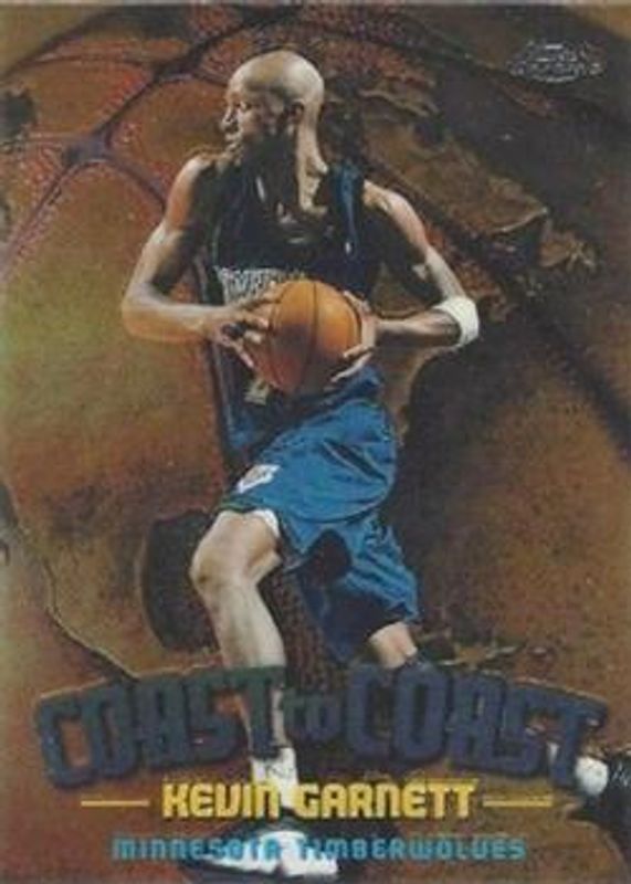 Kevin Garnett 1998 Topps Chrome #CC8 Coast to Coast RAW