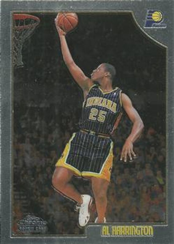 Al Harrington 1998 Topps Chrome #133 Base Rookie RAW