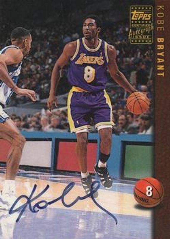 Kobe Bryant 1998 Topps #AG9 Autographs RAW