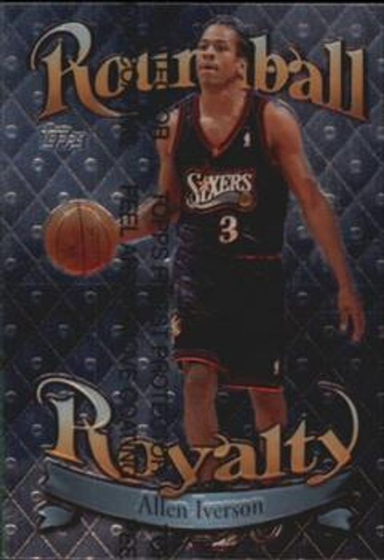 Allen Iverson 1998 Topps #R4 Roundball Royalty RAW