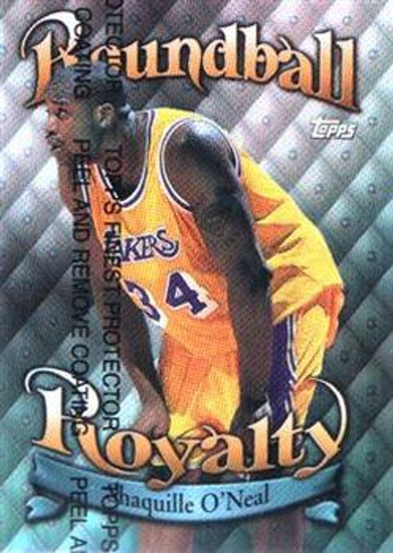Shaquille O'Neal 1998 Topps #R9 Roundball Royalty - Refractor RAW