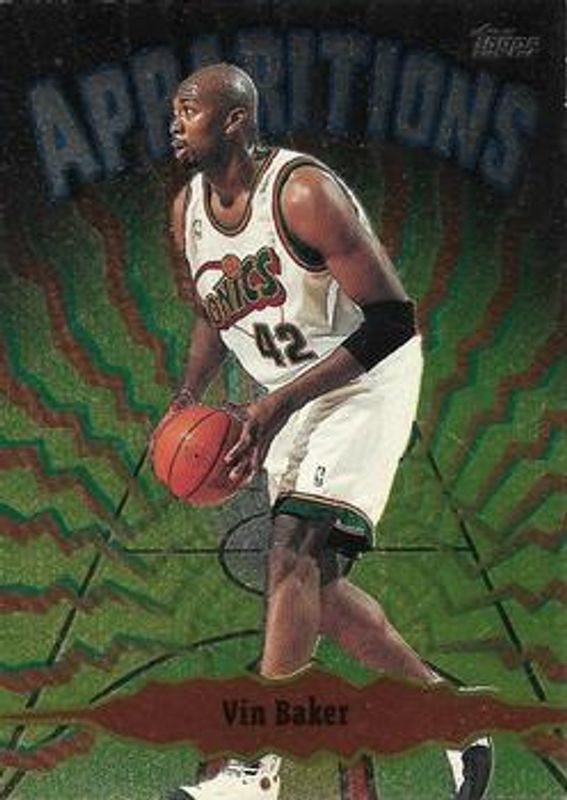 Vin Baker 1998 Topps #A13 Apparitions RAW
