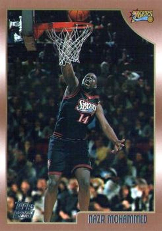 Nazr Mohammed 1998 Topps #144 Base Rookie RAW