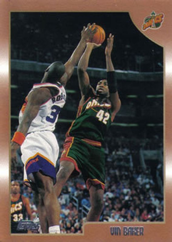 Vin Baker 1998 Topps #82 Base RAW
