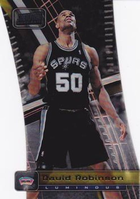 David Robinson 1998 Stadium Club #T6b Triumvirate Luminous RAW