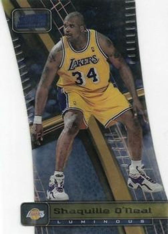 Shaquille O'Neal 1998 Stadium Club #T2b Triumvirate Luminous RAW