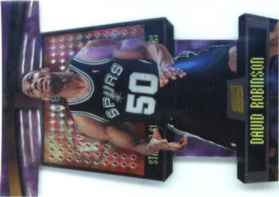 David Robinson 1998 Stadium Club #T9B Triumvirate Luminous RAW