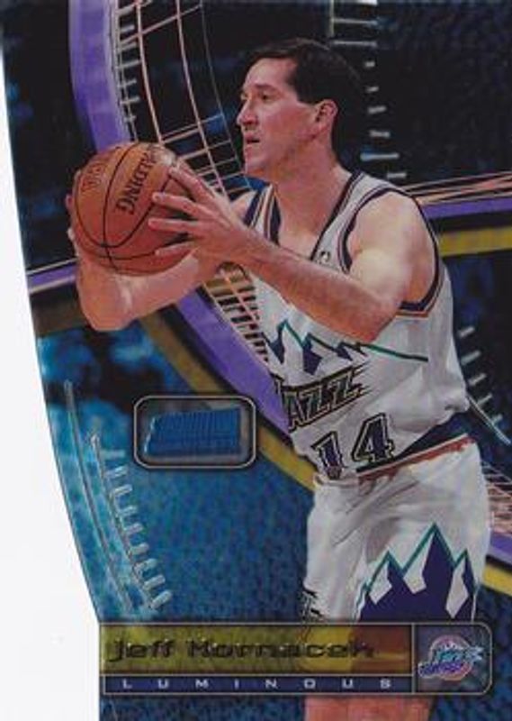 Jeff Hornacek 1998 Stadium Club #T8c Triumvirate Luminous RAW
