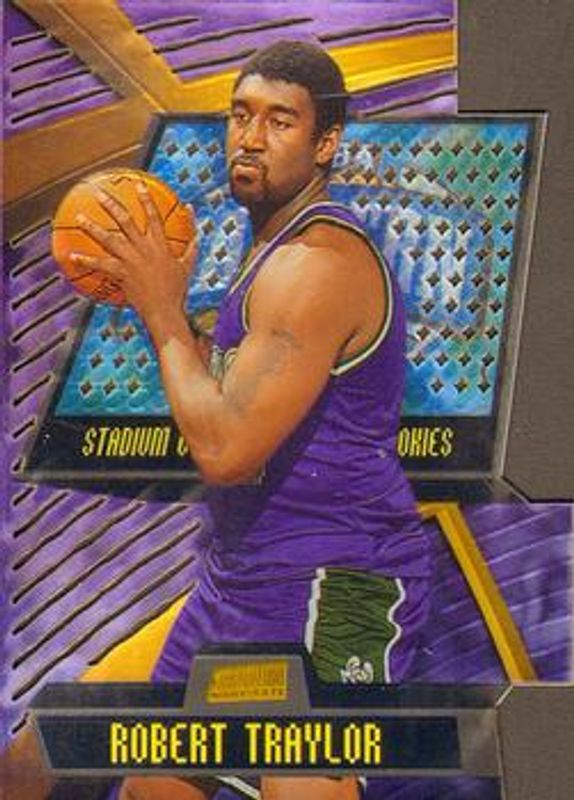 Robert Traylor 1998 Stadium Club #T16A Triumvirate Luminous Rookie RAW
