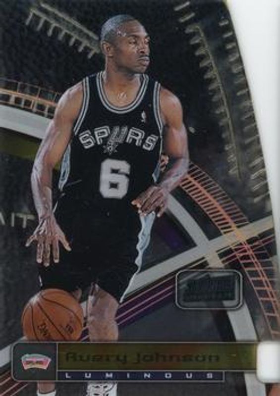 Avery Johnson 1998 Stadium Club #T6a Triumvirate Luminous RAW