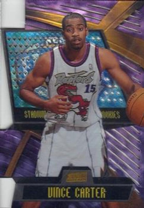 Vince Carter 1998 Stadium Club #T16C Triumvirate Luminous Rookie RAW