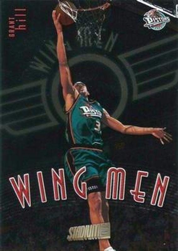 Grant Hill 1998 Stadium Club #W6 Wing Men RAW
