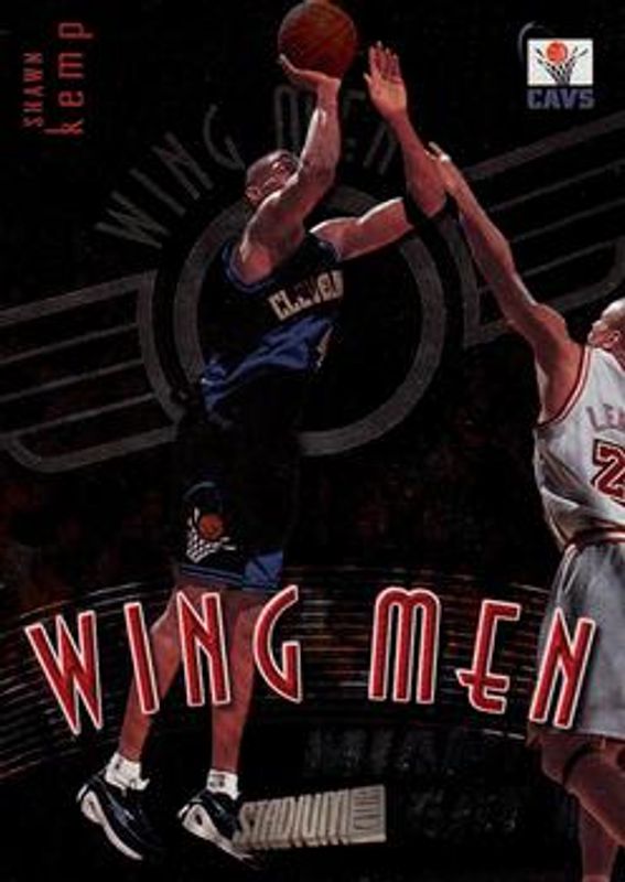Shawn Kemp 1998 Stadium Club #W5 Wing Men RAW
