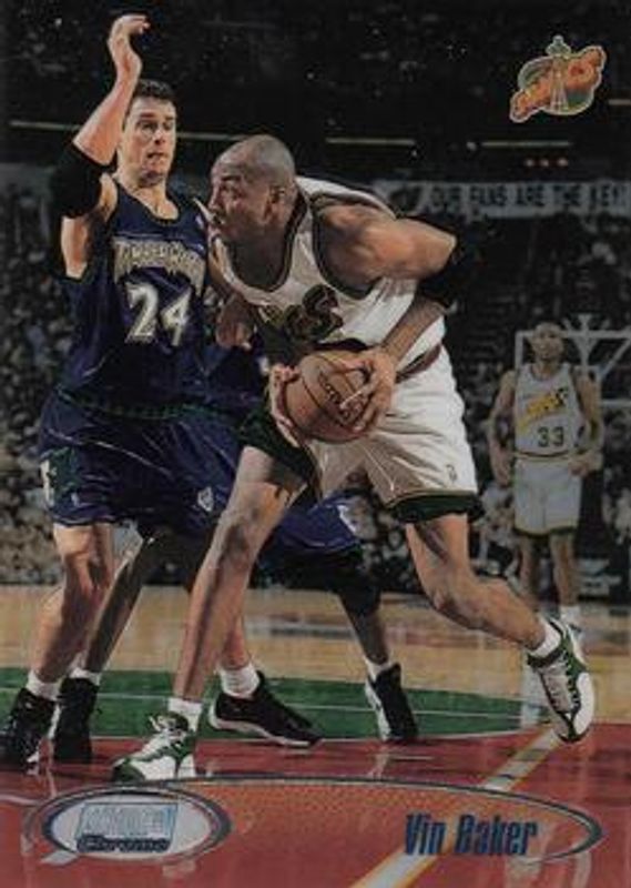 Vin Baker 1998 Stadium Club #SCC4 Chrome RAW