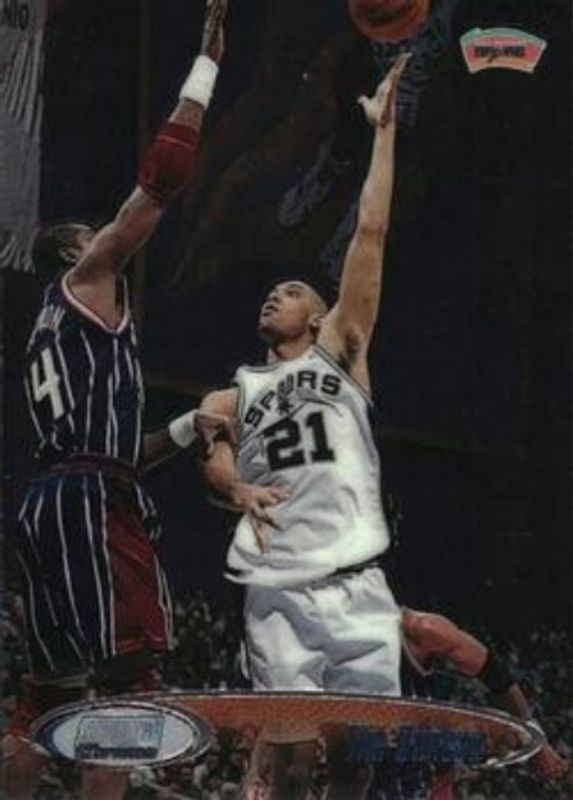 Tim Duncan 1998 Stadium Club #SCC17 Chrome RAW