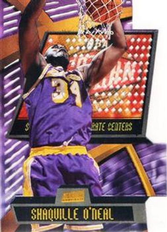 Shaquille O'Neal 1998 Stadium Club #T9A Triumvirate Illuminator RAW