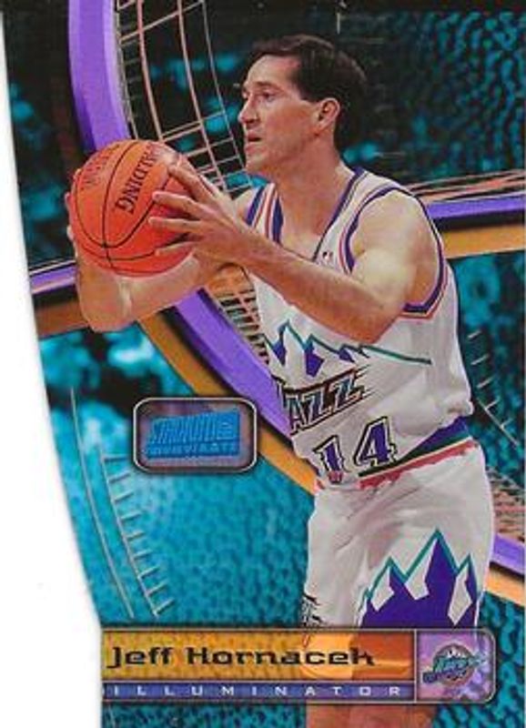 Jeff Hornacek 1998 Stadium Club #T8c Triumvirate Illuminator RAW