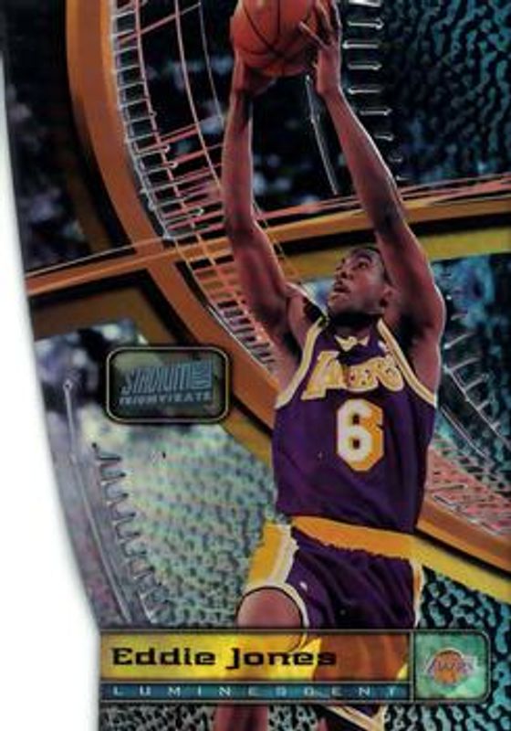 Eddie Jones 1998 Stadium Club #T2c Triumvirate Luminescent RAW