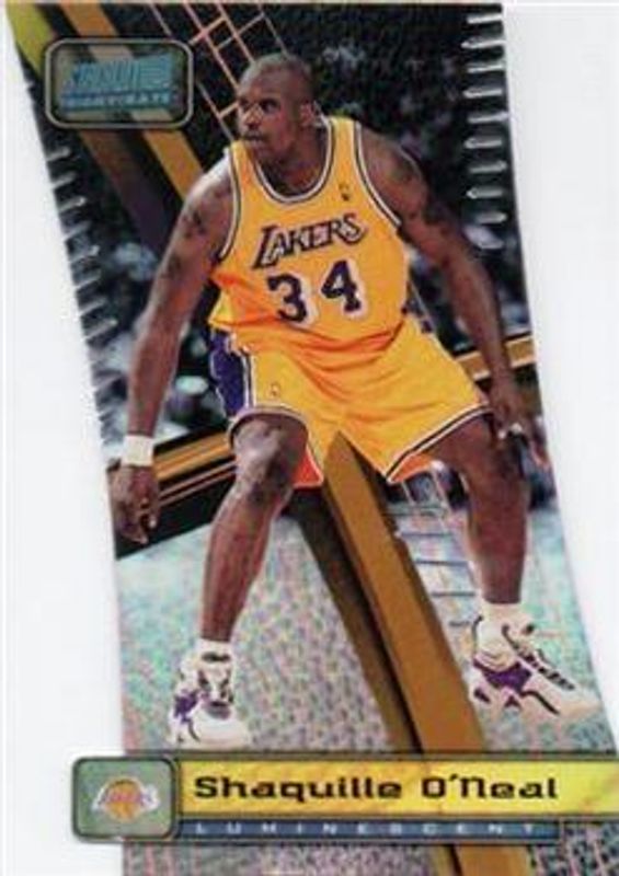 Shaquille O'Neal 1998 Stadium Club #T2b Triumvirate Luminescent RAW