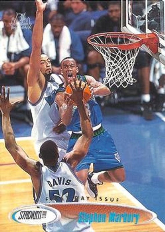 Stephon Marbury 1998 Stadium Club #192 First Day Issue RAW
