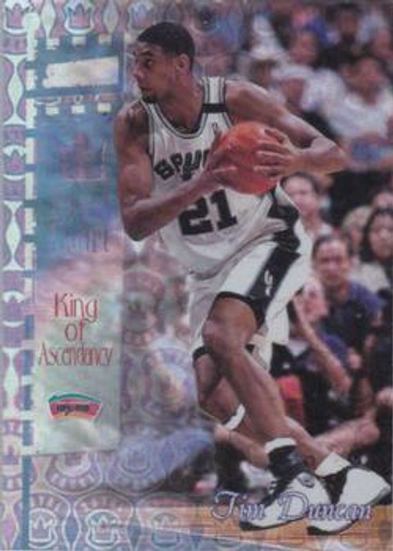 Tim Duncan 1998 Stadium Club #RC3 Royal Court RAW